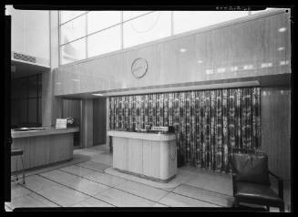 Booking hall in the Orient Line building in Sydney