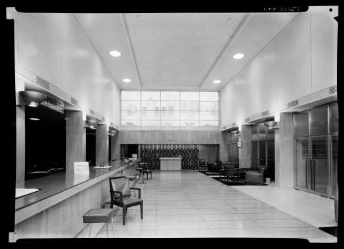 Booking hall in the Orient Line building in Sydney