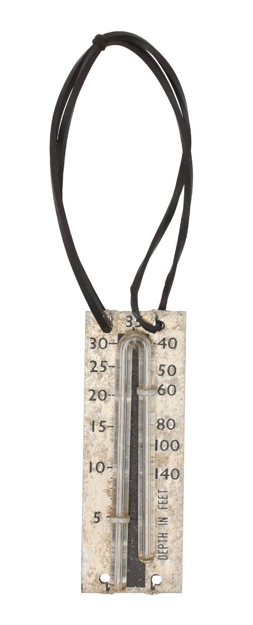 Depth gauge used by Valerie Taylor