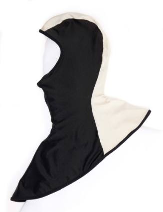 Banded Sea Snake patterned diving suit hood