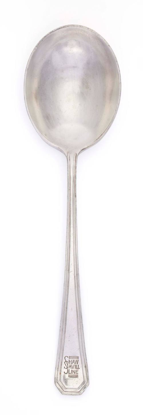 Soup spoon from the Shaw Savill Line 