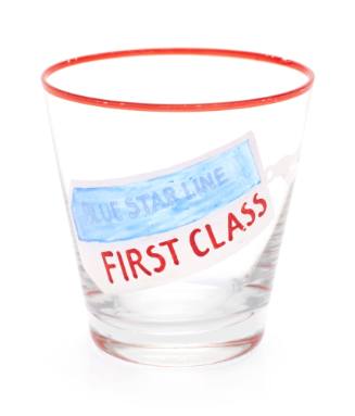 Glass from the Blue Star Line 