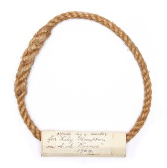 Quoit made by sailor for child migrant Lily Knapton on board the SS RUNIC