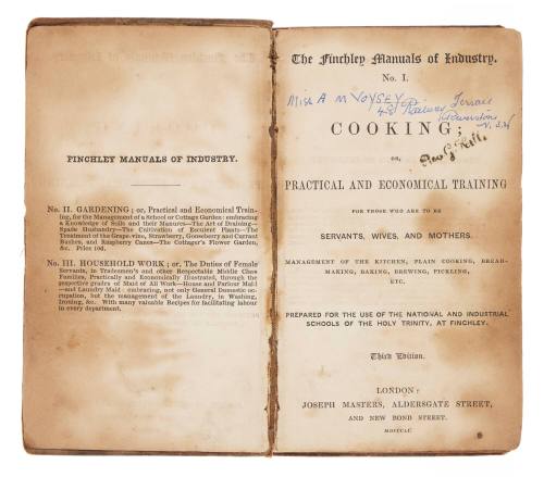 The Finchley Manuals of Industry Cooking