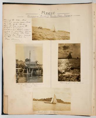 Scrapbook relating to the Sydney Amateur Yacht Club and the Port Jackson and Manly Steamship Company