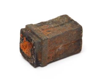 Metal cube from the DUNBAR wreck site