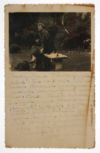 Postcard from Countess Muriel Seherr-Thoss 