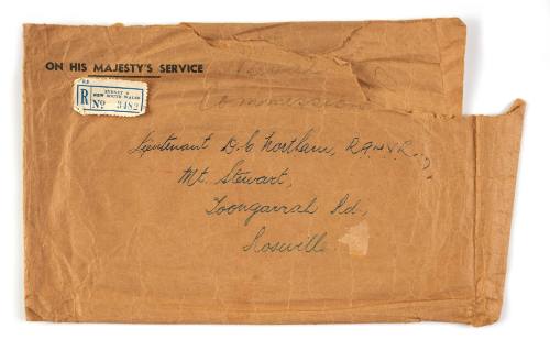 Envelope used to store telegrams and membership card