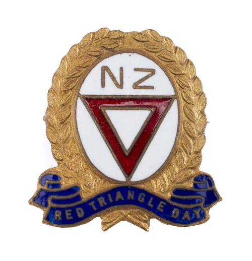 New Zealand Red Triangle Day badge