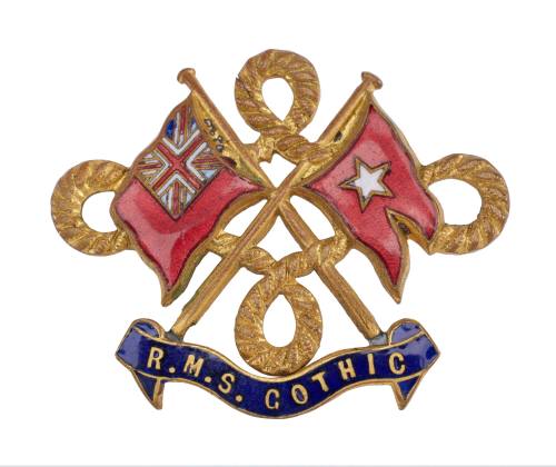 RMS GOTHIC badge