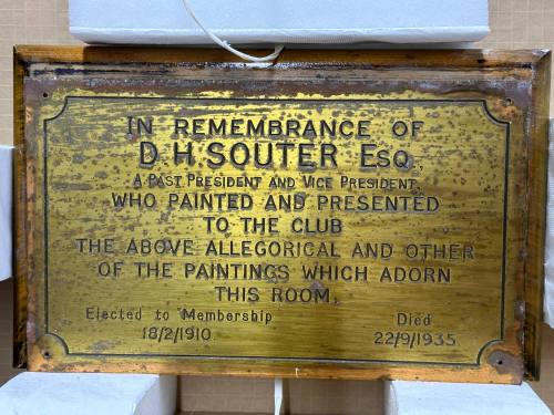 Commemorative plaque for David Henry Souter