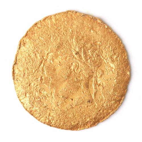 King George IV half sovereign, recovered from the wreck of the DUNBAR