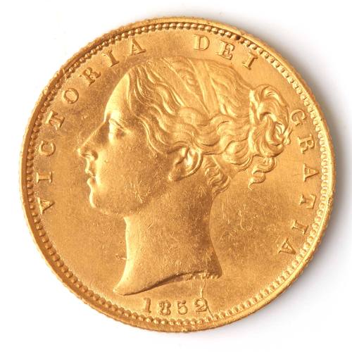 Queen Victoria sovereign, 1852