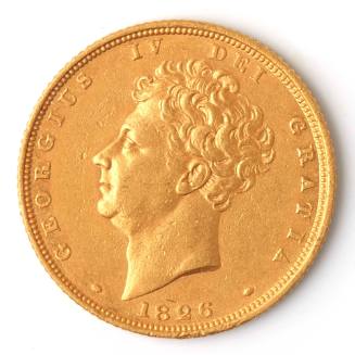 King George IV sovereign, 1826