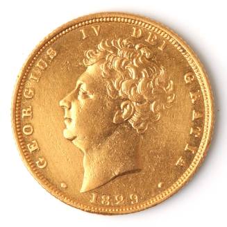 King George IV sovereign, 1829