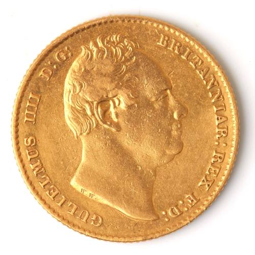 King William IV sovereign, 1832