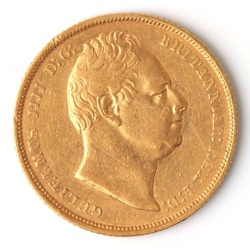 King William IV sovereign, 1831