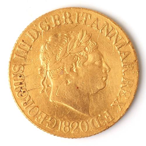 King George III sovereign, 1820