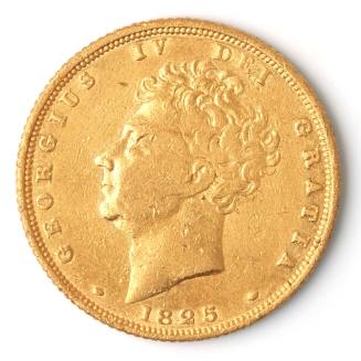 King George IV sovereign, 1825