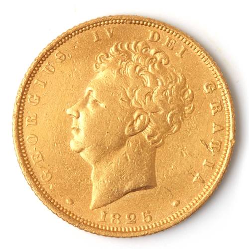 King George IV sovereign, 1825