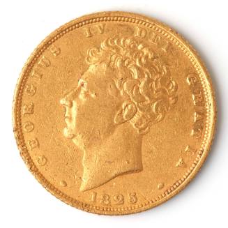 King George IV sovereign, 1825