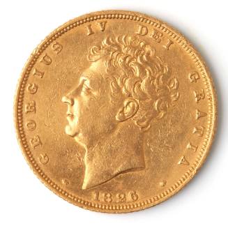 King George IV sovereign, 1826