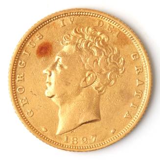 King George IV sovereign, 1827