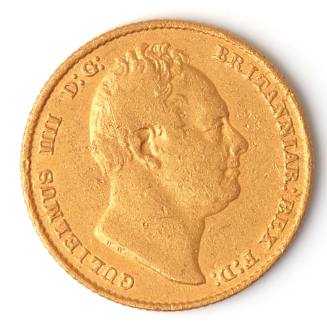 King William IV sovereign, 1836