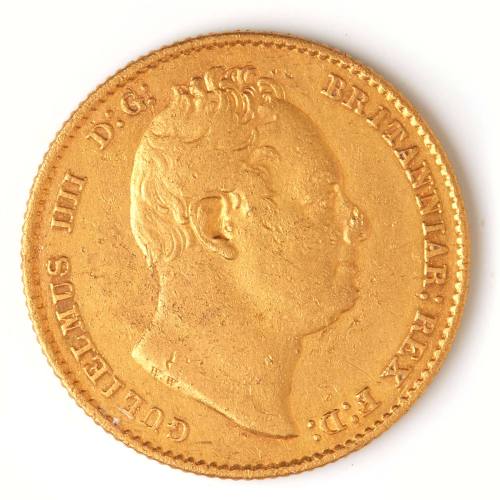 King William IV sovereign, 1837