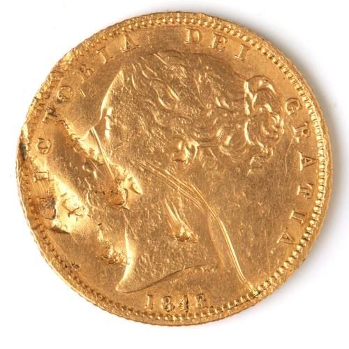 Queen Victoria sovereign, 1842