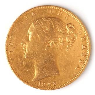 Queen Victoria sovereign, 1843