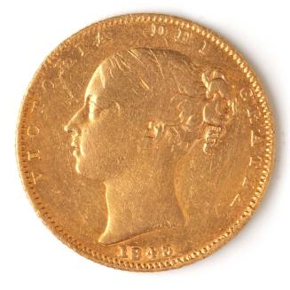 Queen Victoria sovereign, 1843