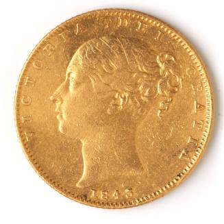 Queen Victoria sovereign, 1843