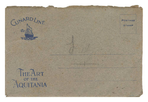 Envelope for RMS ACQUITANIA postcards