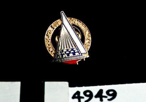 America's Cup 1987 lapel pin