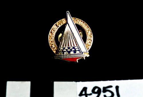 1987 America's Cup lapel pin