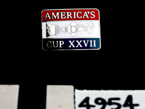 America's Cup 1988 lapel pin