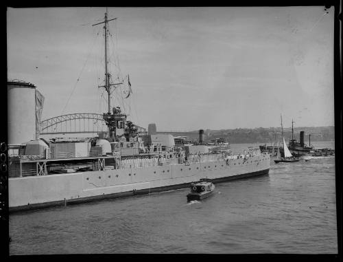 Arrival of HMAS PERTH