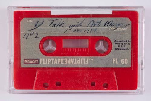 Audio cassette of talk with Art Mayer re yacht design by Roy Martin