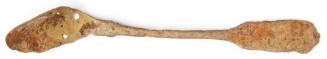 Mustard spoon recovered from the wreck of the DUNBAR