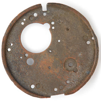 Watch mechanism plate (fob watch)