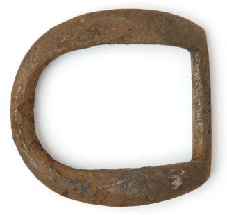 Metal horse harness Buckle recovered from the wreck of the DUNBAR