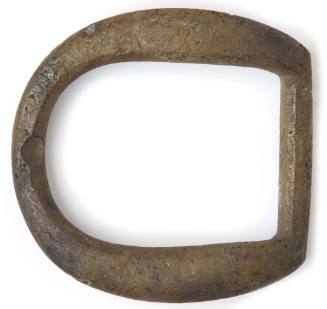 Metal horse harness Buckle recovered from the wreck of the DUNBAR