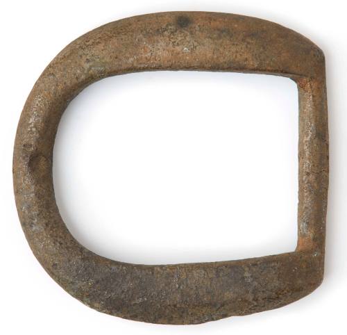 Metal horse harness Buckle recovered from the wreck of the DUNBAR