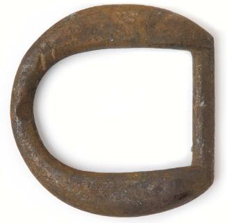 Metal horse harness Buckle recovered from the wreck of the DUNBAR