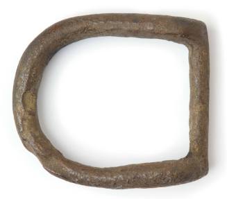 Metal horse harness Buckle recovered from the wreck of the DUNBAR