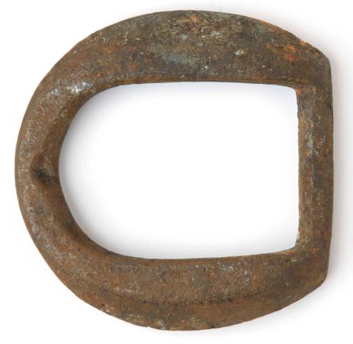 Metal horse harness Buckle recovered from the wreck of the DUNBAR