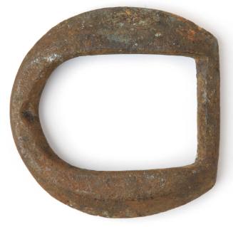 Metal horse harness Buckle recovered from the wreck of the DUNBAR