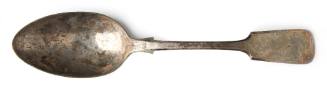 Dessert spoon recovered from the wreck of the DUNBAR