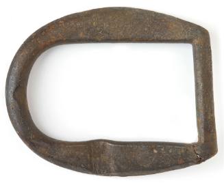 Metal horse harness Buckle recovered from the wreck of the DUNBAR